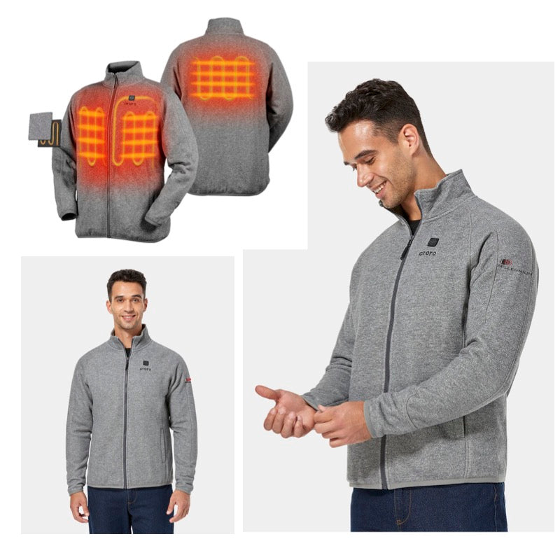 Ororo Heated Full-Zip Fleece Jacket