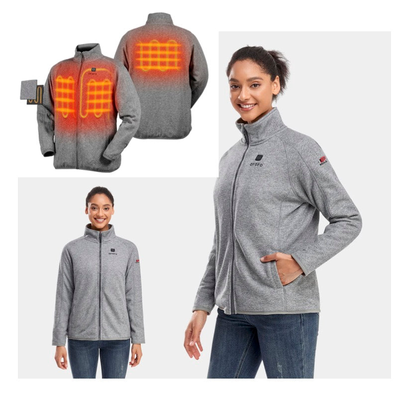 Ororo Heated Full-Zip Fleece Jacket