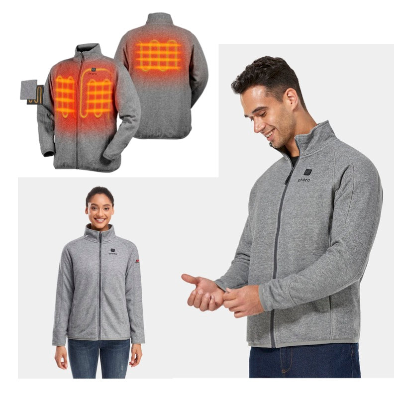 Ororo Heated Full-Zip Fleece Jacket